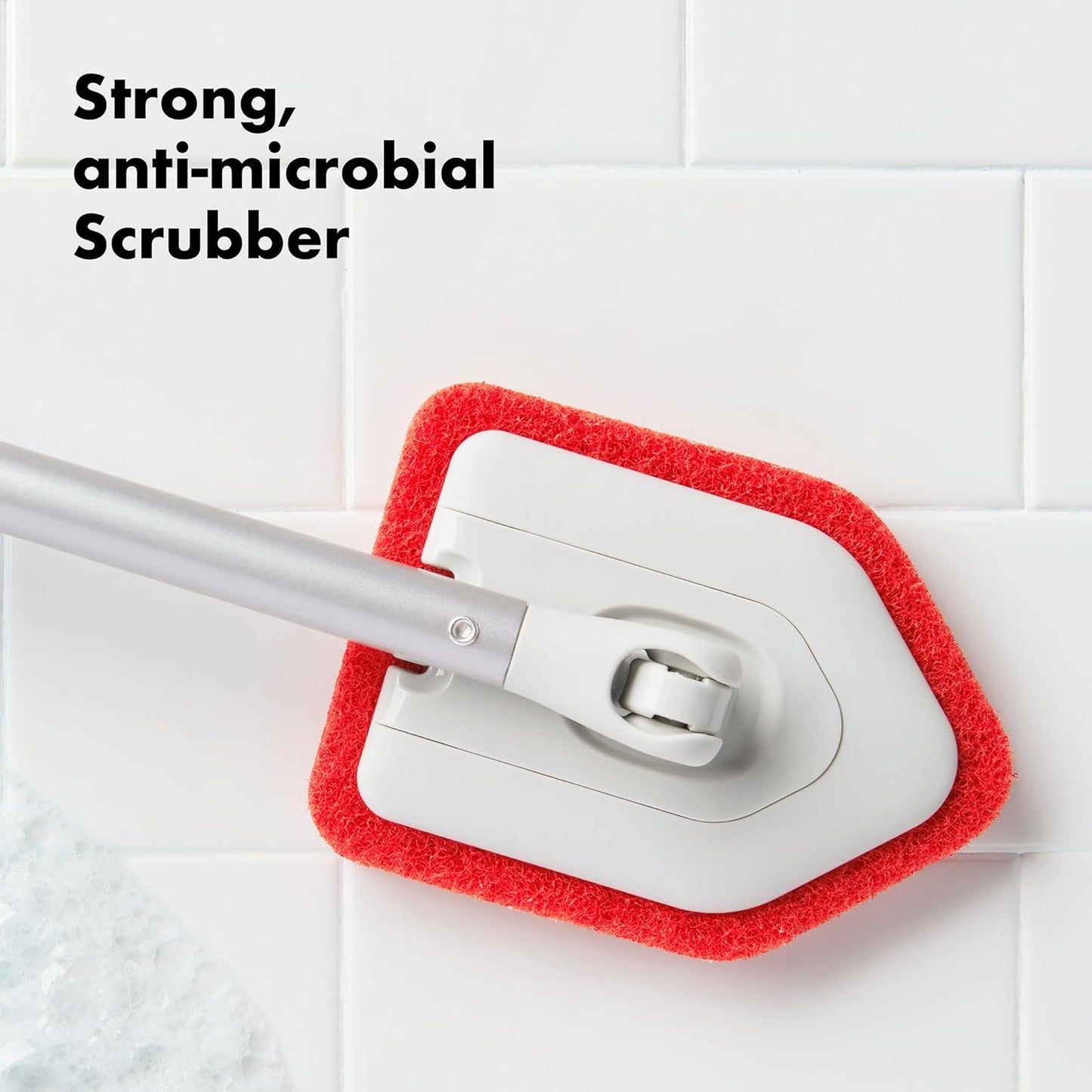 Product Title Triangle Sponge Head Cleaning Mop, Ideal for Corner & Gap Cleaning in Bathroom & Kitchen (Mop Head Side Length: 15cm, Pole Length: 120cm )