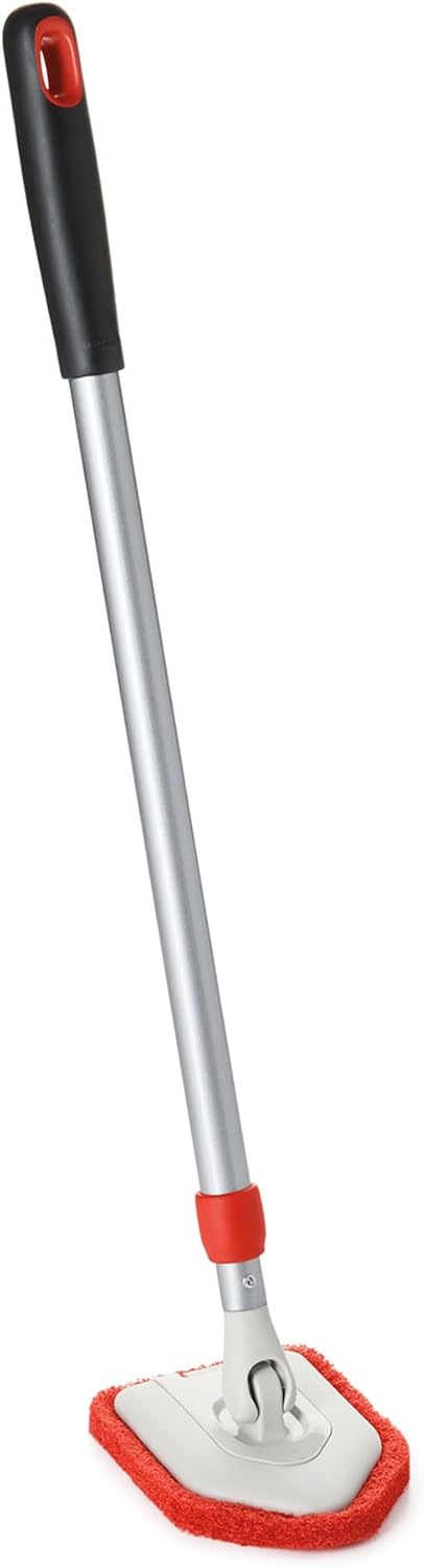 Product Title Triangle Sponge Head Cleaning Mop, Ideal for Corner & Gap Cleaning in Bathroom & Kitchen (Mop Head Side Length: 15cm, Pole Length: 120cm )